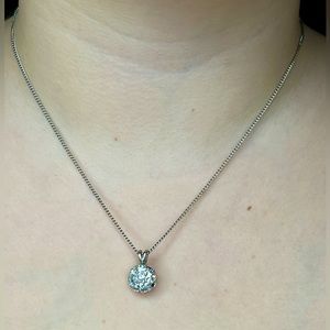 Jones New York Crystal Pave Ball Necklace.